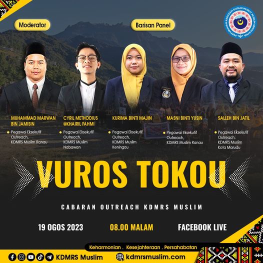 Ustaz Cyril Methodius, Ustaz Marwan Jamisin, Ustazah Masni Yusin, Ustazah Kurima Majin, KDMRS Muslim, Ustaz Salleh Jatil